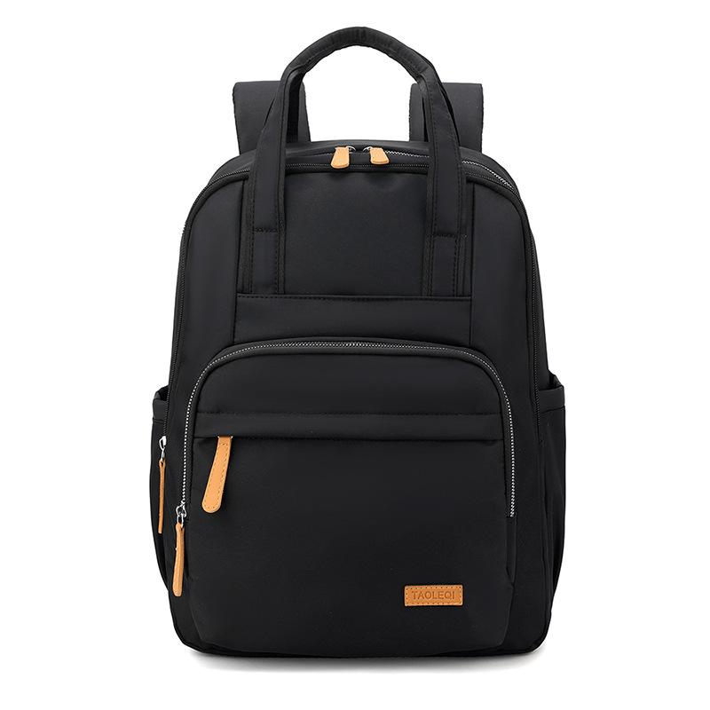 Oxford Cloth Backpack Fashion Commuting Schoolbag Computer Bag Casual Lightweight Simple Student Travel Bag