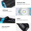 50m Outdoor Underwater Portable LED Torch Aluminium Alloy Waterproof Flahlight Lamp