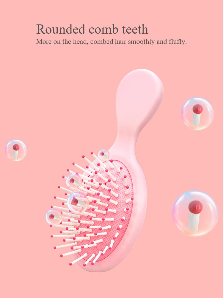 Children Cartoon Massager Paddle Cushion Hair Brush Cartoon Comb Anti-detangle Comb Children's Cute Hairdressing Smooth Comb