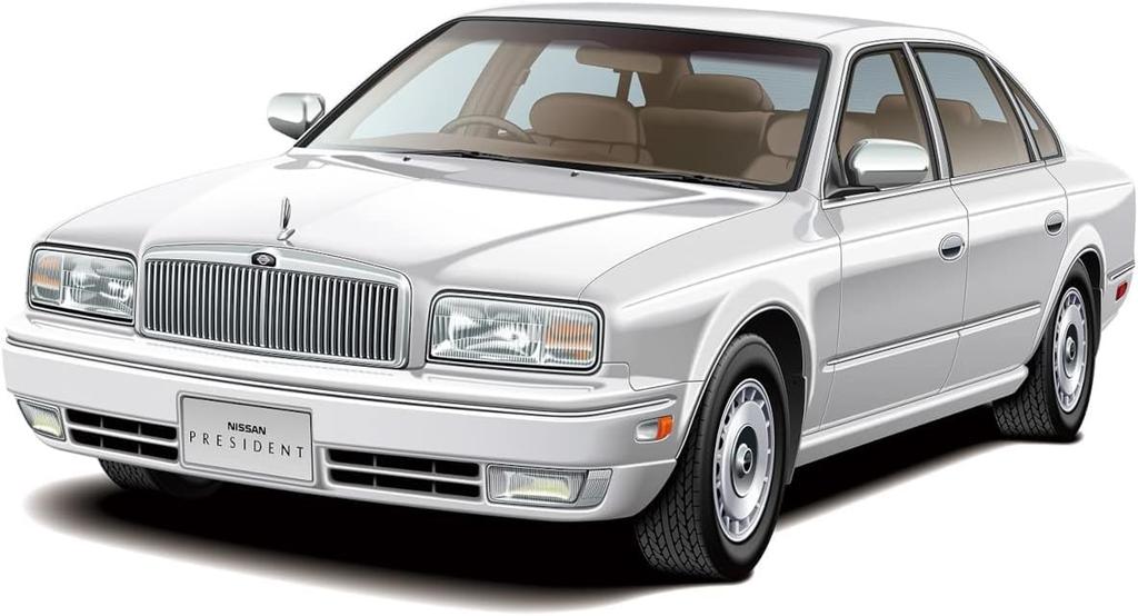 Aoshima Bunka Kyozai The Model Car Series Nissan G50 President Q45 Plastic Model (AOSHIMA) 1/24 JS/Infiniti '89