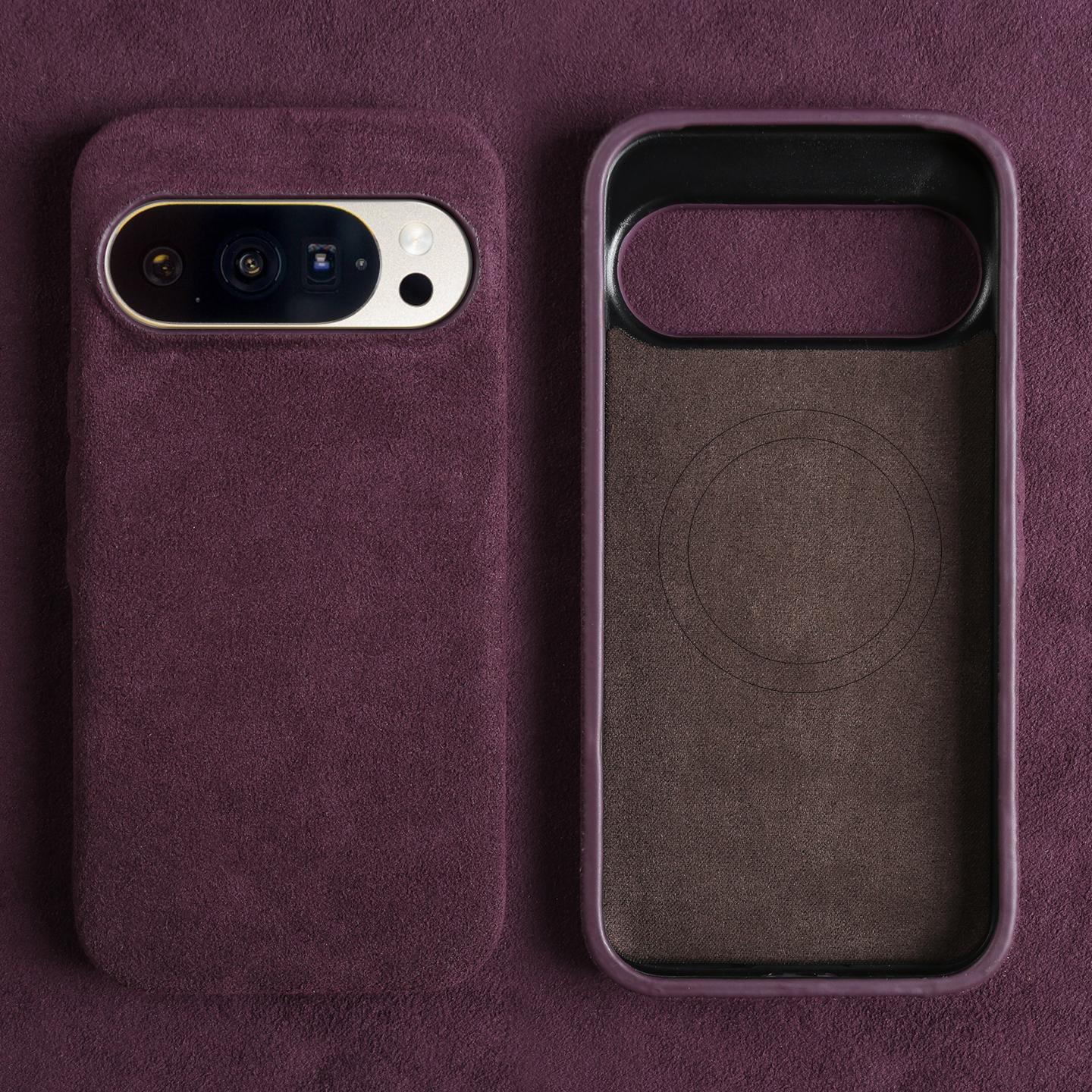 Alcantara Premium vāciņš Google Pixel 9