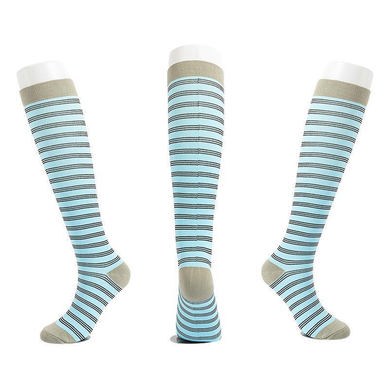 Unisex Outdoor Compression Sports Socks: Elastic, Knee-High, for Cycling & Fitness