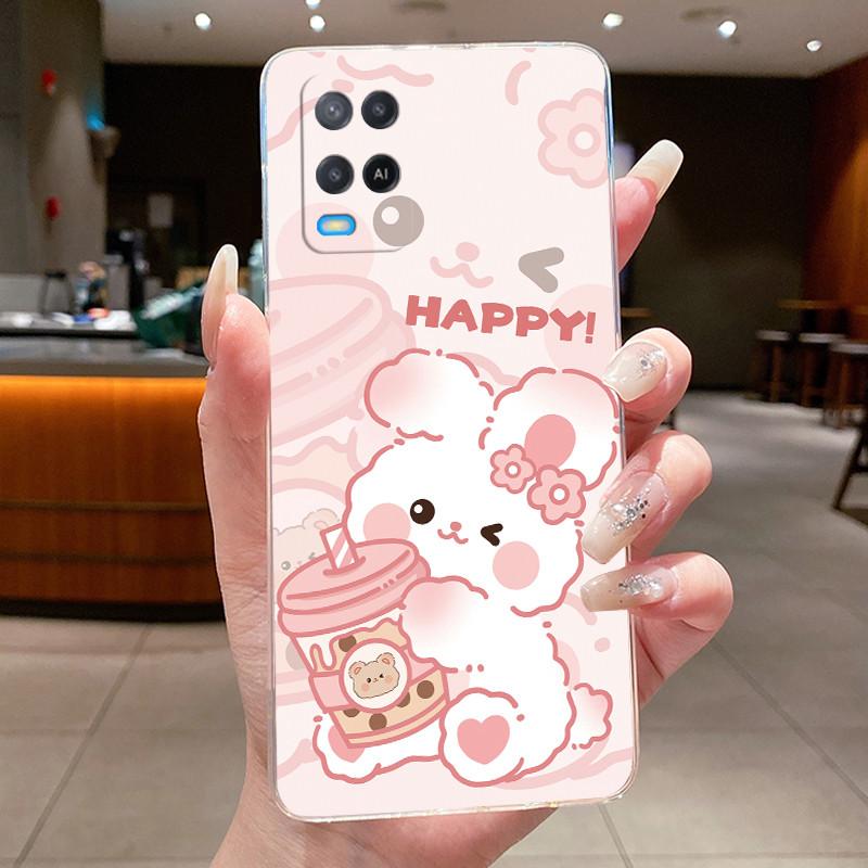 Casing For OPPO A54 4G Case CPH2239 Luxury Dragon Cute Cool Boys Girls Transparent Soft TPU Back Cover For OPPO A54 Phone Case