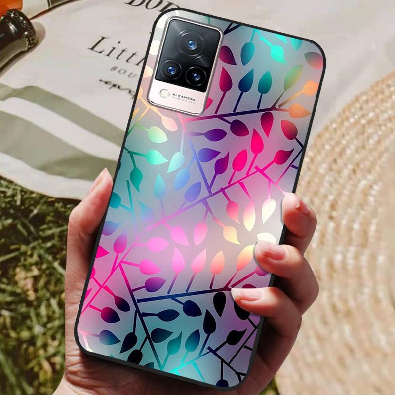 For Vivo V21 5G Case V 21 Silicon Back Cover Phone Case for Vivo V2050 VivoV21 5G Cases Soft Bumper Coque for Vivo V21 5G Fundas