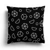 Nordic Black and White Simple Geometric Printing Pattern Cushion Cover Home Living Room Sofa Decoration Pillow Pillow Cover