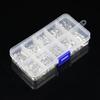 320 PCS Brass Non-Insulated Ring Fork Terminal Crimp Electric Wire Terminals Battery Cable Terminals High Conductivity