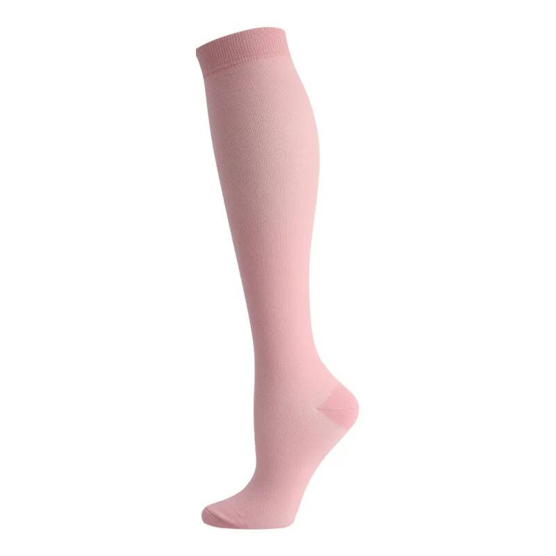 Compression Socks Sports Outdoor Running Jump Rope Yoga Unisex Calf Pressure Socks Stockings Compress Nylon