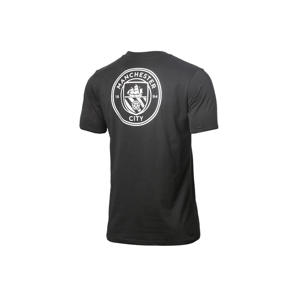 Puma Manchester City FC Casual Sports Crew Neck T-Shirt Men Tops Black 758717-11