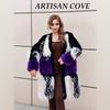 2025 New Faux Fur Thick Cloak Warm Fur Coat for Women