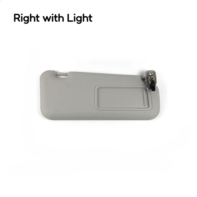 1 Stück/1 Paar Graue Linke und Rechte Sonnenblende mit oder ohne Lampe Passend für Mazda 3 2010 2011 2012 2013 BBM2-69-320C-75 Ersatz