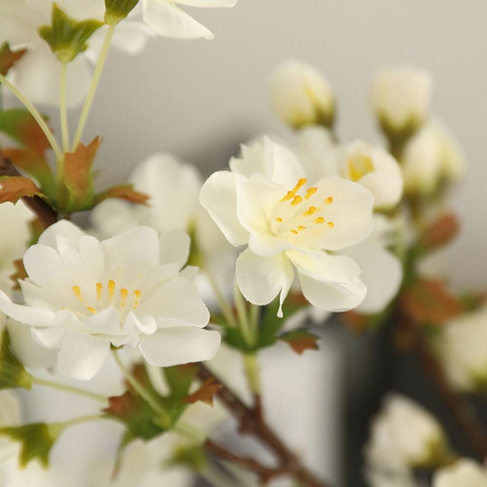 DIY Artificial Cherry Blossom Branch Handmade Simulation Cherry Tree Branch  Christmas Decor