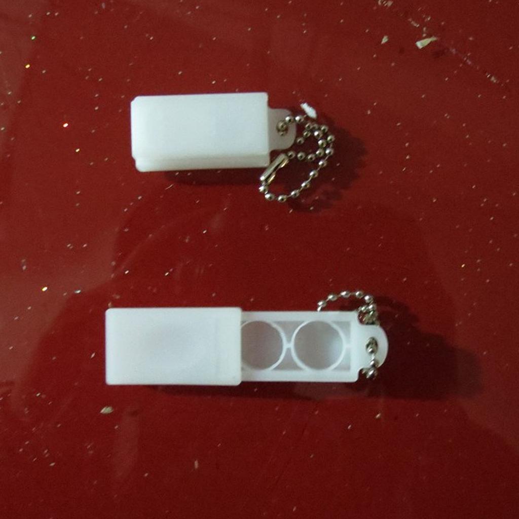 Portable Battery Carrying Case For Hearing Aid Cochlear Devices Dual Storage Compact PP Material Dustproof Design