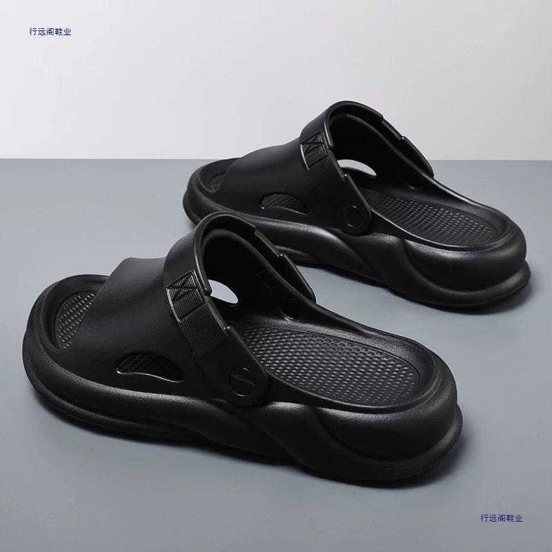 EVA slippers men's new summer wear non-slip and deodorant couples beach driving wear-resistant thick bottom