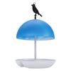 Bird Feeder ABS Mushroom Shape Rain Proof Dome Top Bird Feeder Tray for Outdoor Garden