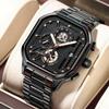 Luxury Casual Male Watch Fashion Chronograph Stainless Steel Waterproof Luminous Date Military Wristwatches Gifts