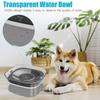 2L Dog Water Bowls Pet  Floating Drinking Bowls Cat Anti Wet Mouth Anti Splash Large Capacity Drinker For Small Mid Large Dog