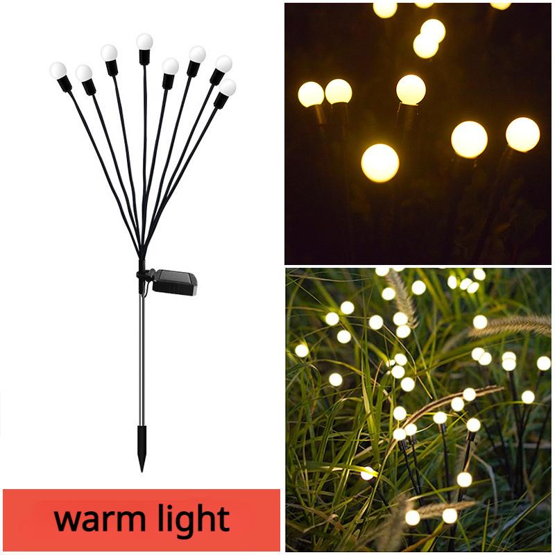 Solar Firefly Lamp Outdoor Waterproof Led Garden Lawn Lamp Wind Shake Sunlight Drive Landscape Courtyard Terrace Decoration