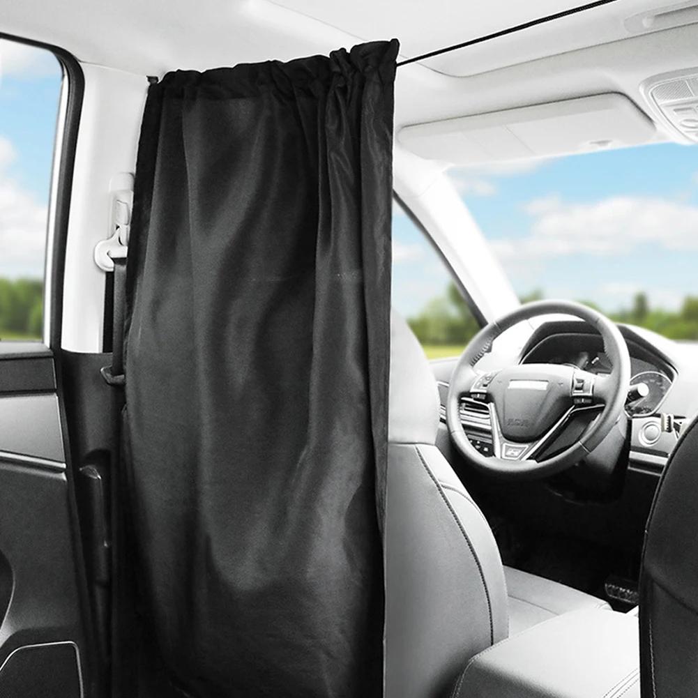 2pcs/set Car Isolation Curtain Sealed Taxi and Commercial Vehicle Air-conditioning Sunshade and Privacy Curtain for Travel