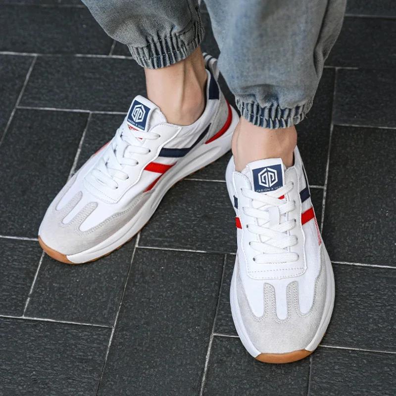2025 Spring Autumn New Men'S Trend Versatile Casual Sneakes Outdoor Breathable Comfort Male Flat Shoe Sport Running Shoes 39-44