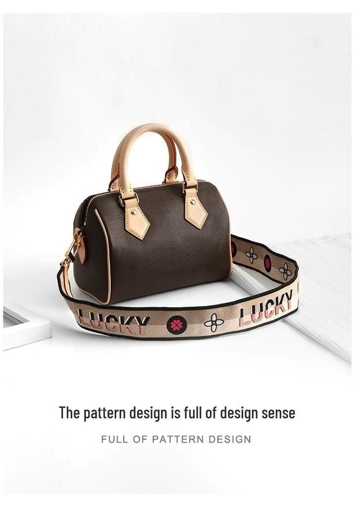 Luoboshi Embroidered Shoulder Strap for LV Speedy 20 Canvas Crossbody Bag Accessories