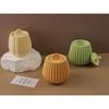 Striped Jar Candle Holder Resin Molds Tray Silicone Molds Resin Epoxy Ornaments Casting Mold for DIY Candlestick Jewelry