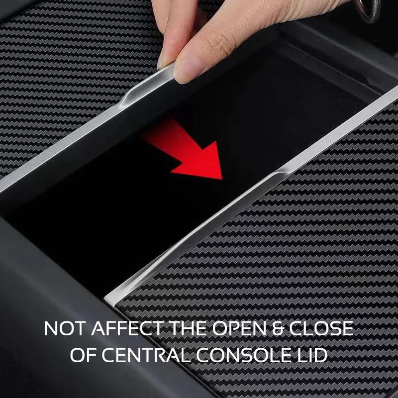 For Tesla Model 3 Highland 2024 Y Juniper 2025 Center Console Cover Protector Sticker Central Control Panel Film Car Accessories