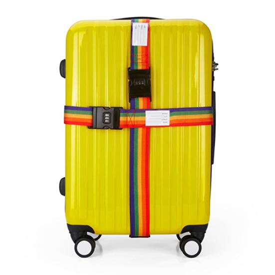 Luggage Suitcase Secure Belt Strap Coded Lock Safe Nylon Packing Belt Password