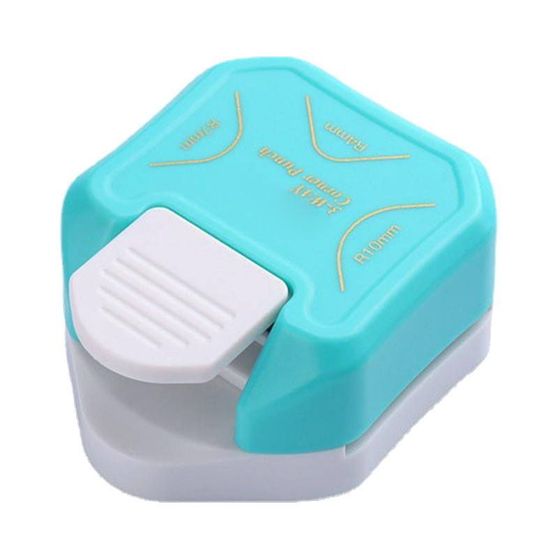 Corner Rounder Punch 3 In 1 Plastic Material Mini Portable Corner Trimmer Rounder Punch for Handicra
