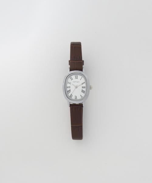 

[Ourhope] Ourhope Modest Classic Leather Watch Brown / Standard