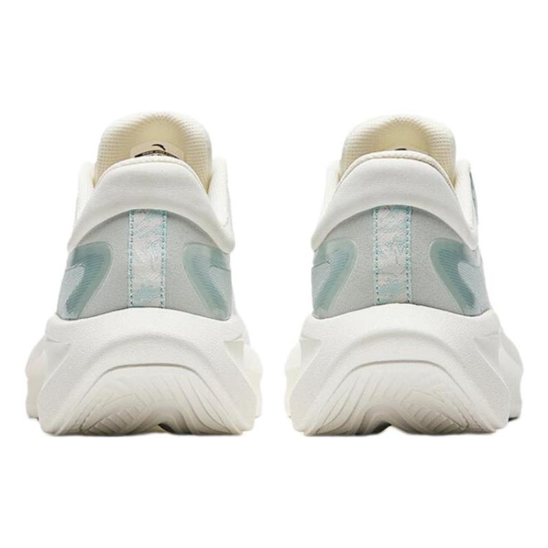 Anta Leaf 4.0 Slip Resistant Abrasion Resistant Low top Running Shoes Women's White Green Sneakers 922335555-3