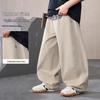 ASK JUNIOR Boys' Spring Casual Curved-Leg Cotton Long Pants