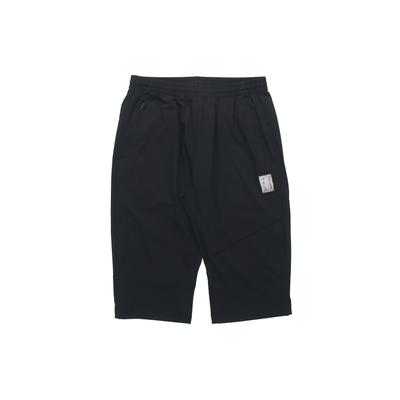 Li Ning Straight Leg Seven-Point Casual Sports Pants Men Bottoms Black AKQQ045-1