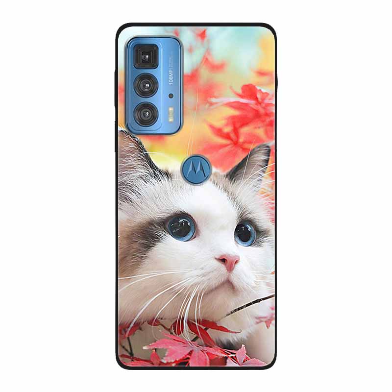 Dla Motorola Moto Edge 20 Pro Lite 5G Case odporny na wstrząsy miękki silikon TPU tylna pokrywa dla Moto Edge20 Fusion Pro etui na telefony śliczne