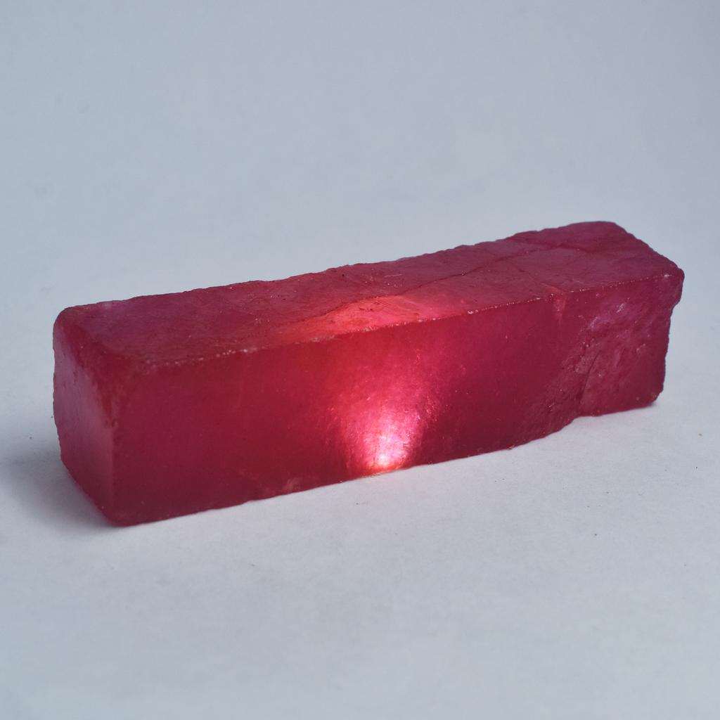 ZERTIFIZIERT 279,40 Karat Roher Ungeschliffener Rubin Roter Rohling Natürlicher Ungeschliffener Roher Loser Edelstein AR-1800