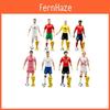Figure da Collezione per Tifosi di Calcio in Materiale PVC per Decorazione da Scrivania e Regalo per Appassionati di Calcio