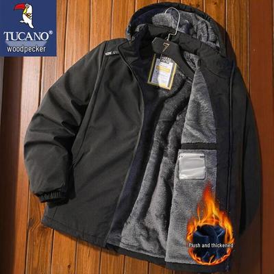 Men's Warm Hooded Cotton Jacket