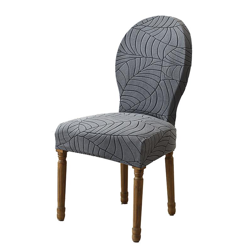 1/4Pcs European Round Backrest Chair Cover Elastic Dining Chair Slipcover Dust-Proof Furniture Protector For Home Wedding Decor