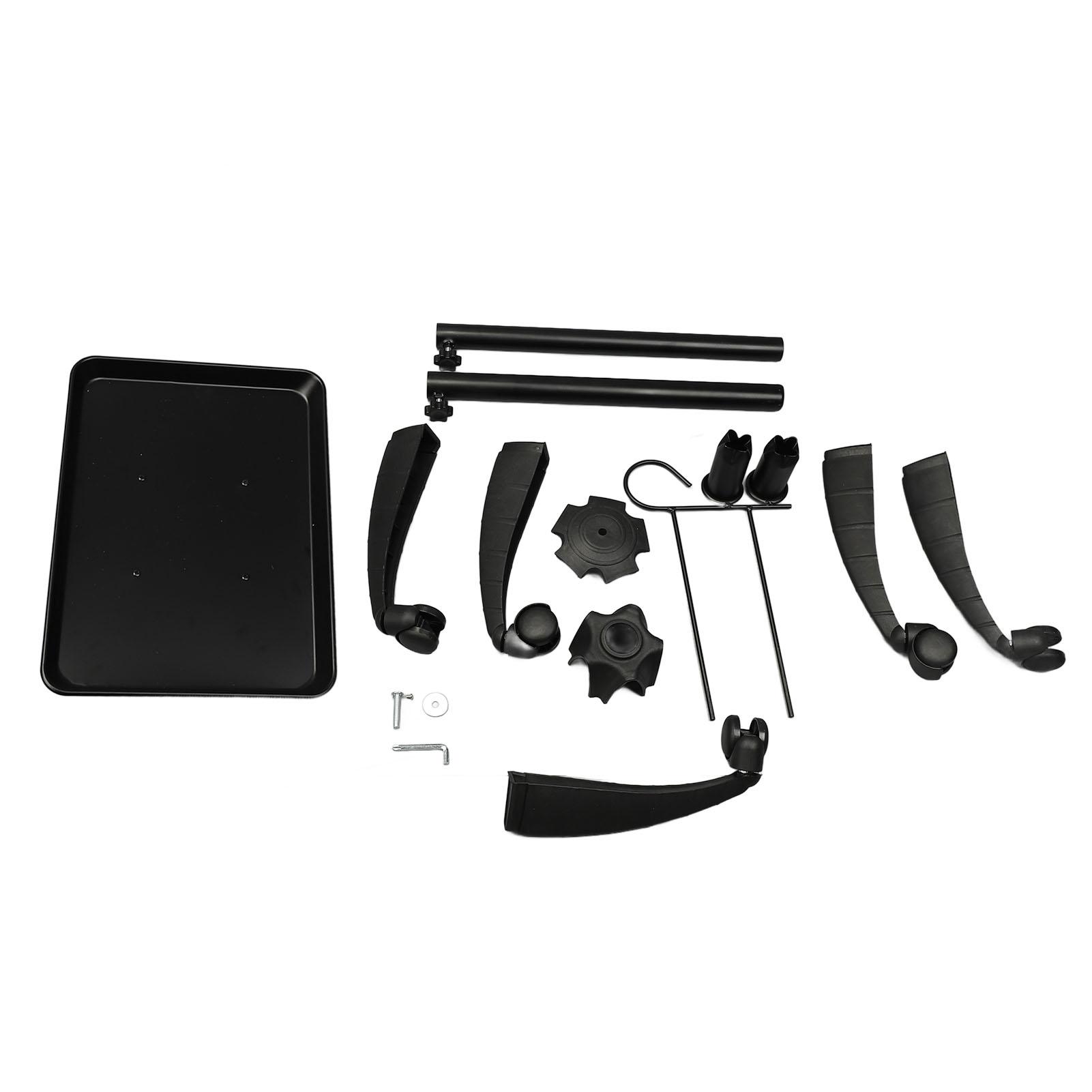 Tomtop Jms Salon Tray Cart Adjustable Height Salon Rolling Tray Aluminum Tattoo Tray Trolley With Hair Dryer