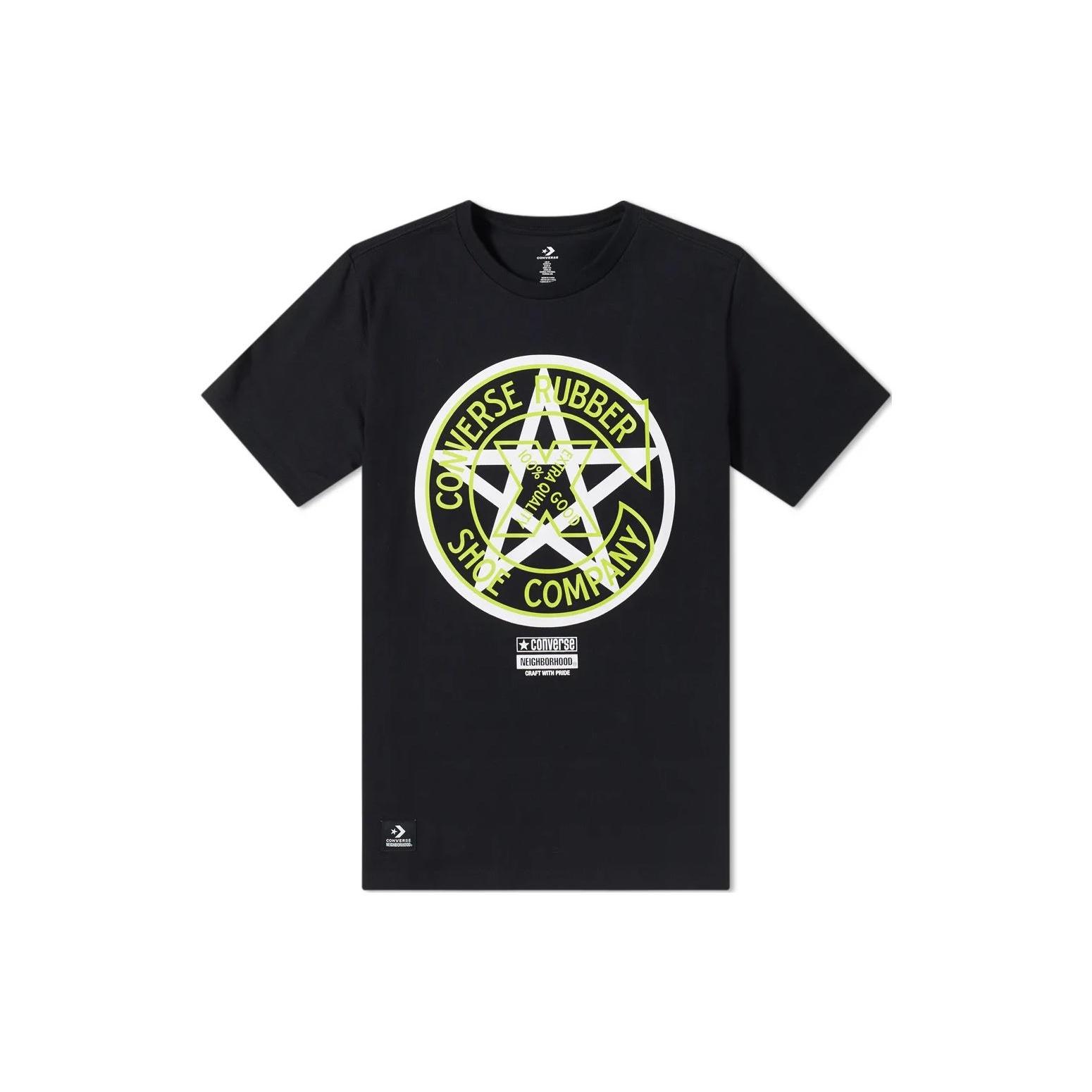 Converse x NEIGHBORHOOD Tee Asia Sizing  Black  Men s 10018145-A01 L