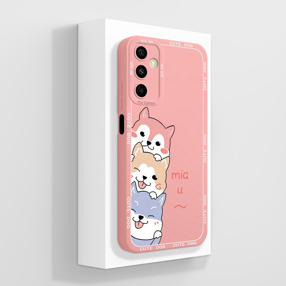 Covers For Samsung M34 5G Case Aesthetic Soft Liquid Silicone Full Protection Phone Protector For Samsung Galaxy M 34 Back Cover