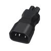 IEC320 C14 To C7 Power Cord Adapter 3Pin To 2Hole Figure 8 Male To Female Converters Connectors for Consumer Electronics