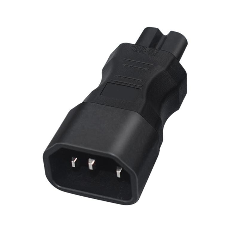 

IEC320 C14 to C7 Power Cord Adapter 3Pin to 2Hole Figure 8 Male to Female Converters Connectors for Consumer Electronics 1