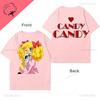 Kawaii Candy Tshirt Print Streetwear Harajuku Cartoon Fashion Shoujo Girl Style Clothes Short Sleeve Casual Female Graphic Tees