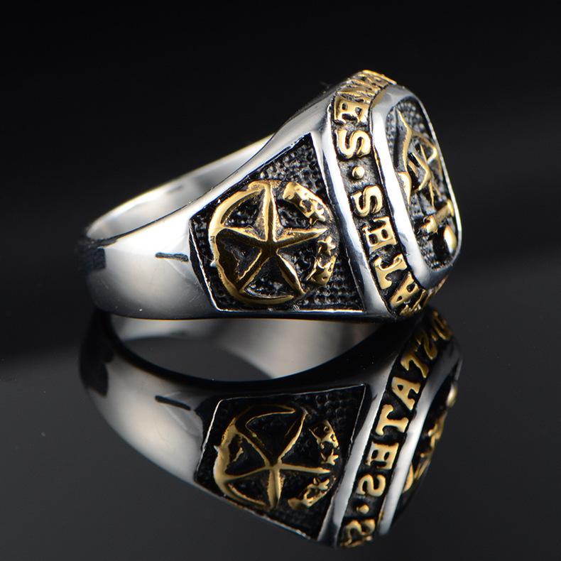 Men's Domineering Anchor Ring