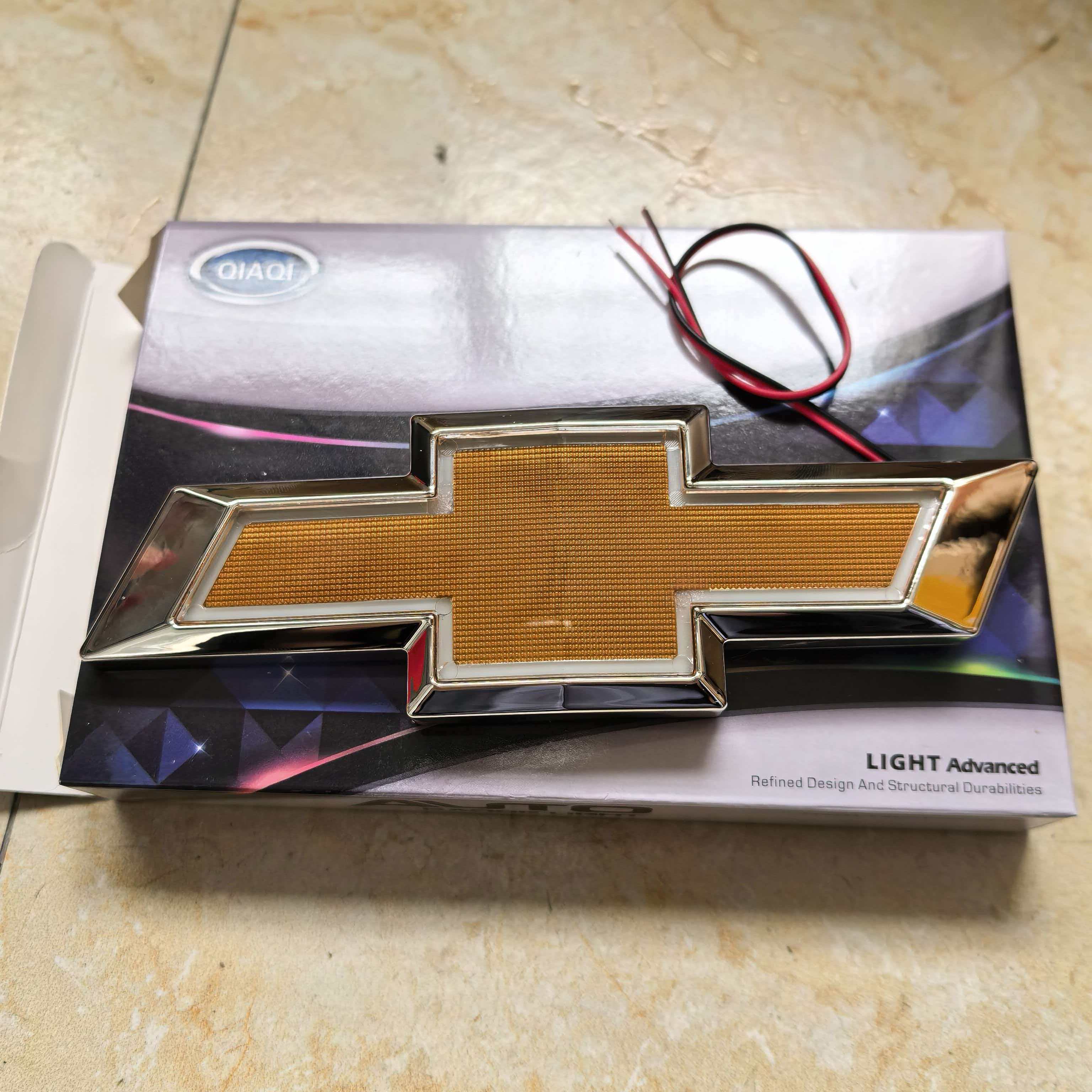 

5D LED Car Auto Tail Logo Light Badge Lamp Emblem For CHEVROLET CRUZE EPICA 17x5.5mm White LED золотой