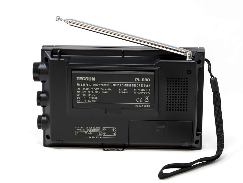 EnergyPower Shortwave Radio TECSUN Detection Portable BCL Receiver FM PLL Synthesizer World Band Receiver 2000 Station Preset Memory Dual Conversion