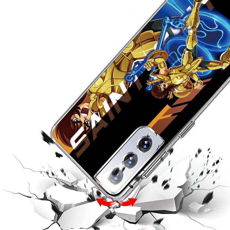 Anime Saint Seiya Cover Phone Case For Samsung Galaxy S26 S25 Edge S24 Ultra S23 S22 Plus S21 S20 FE Soft Fundas Shell Galaxy S2