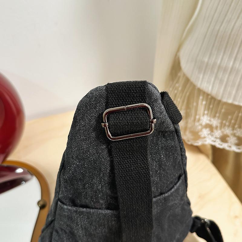 Borsa a Tracolla in Denim da Donna Borsa a Petto Borsa a Spalla da Pendolare