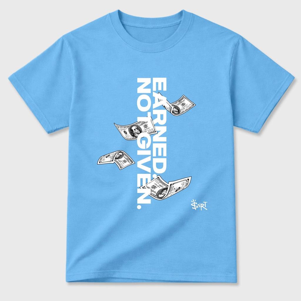 Earned Not Given Graphic Tee - Best T-Shirts To Wear with Jordans 11s University Blue