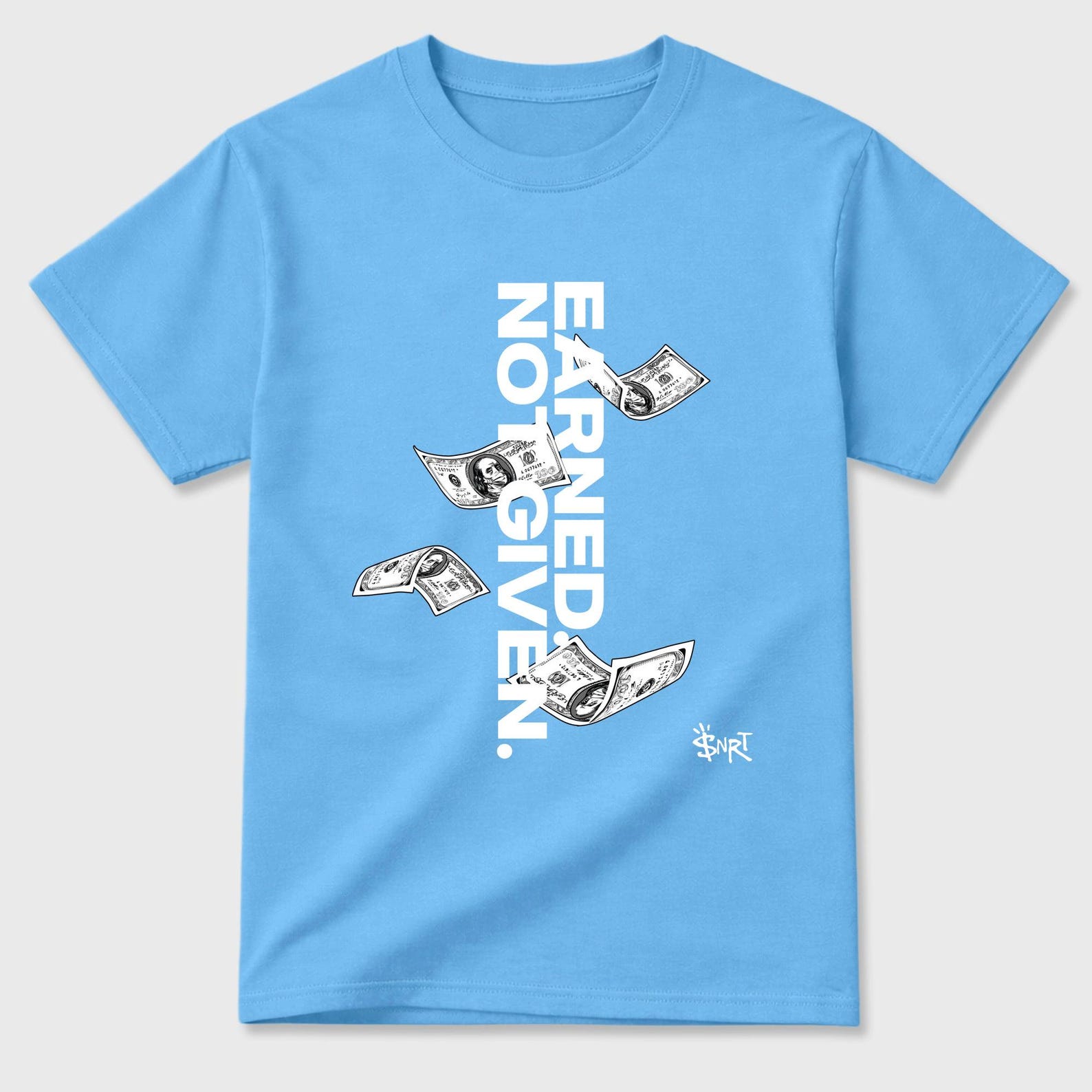 Earned Not Given Graphic Tee - best T-Shirts to wear with jordans 11s University Blue 2XL